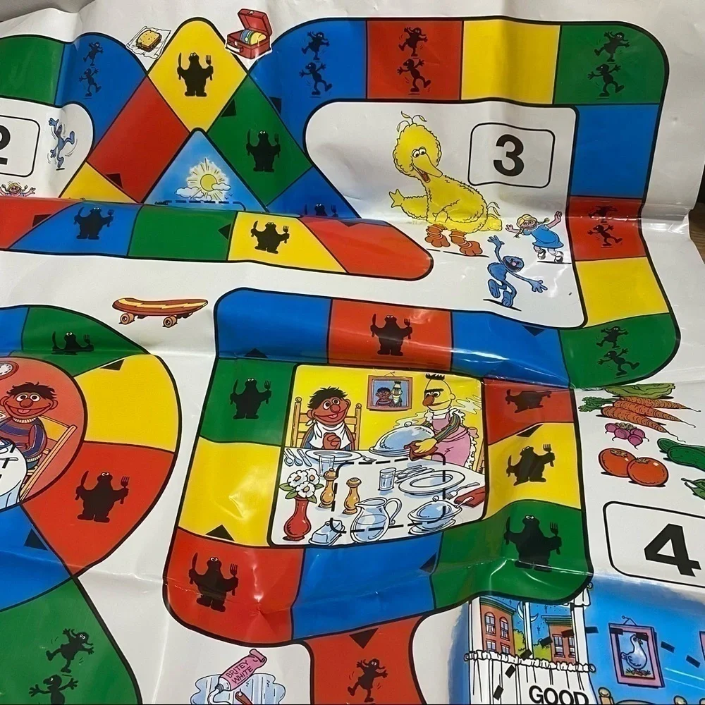 Sesame Street Games for Growing Floor Preschool Feeling Fit Ages 3 + Big Bird